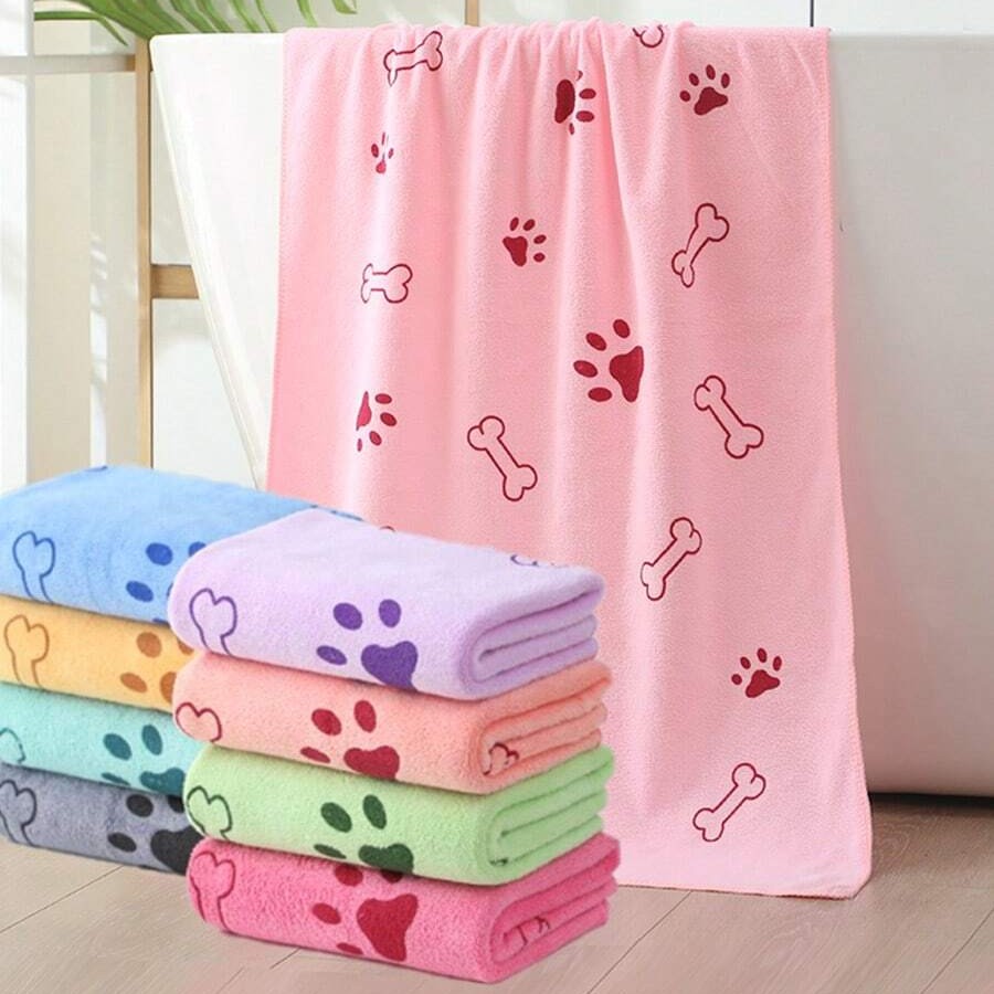 Absorbent Microfiber Pet Bathing Towel