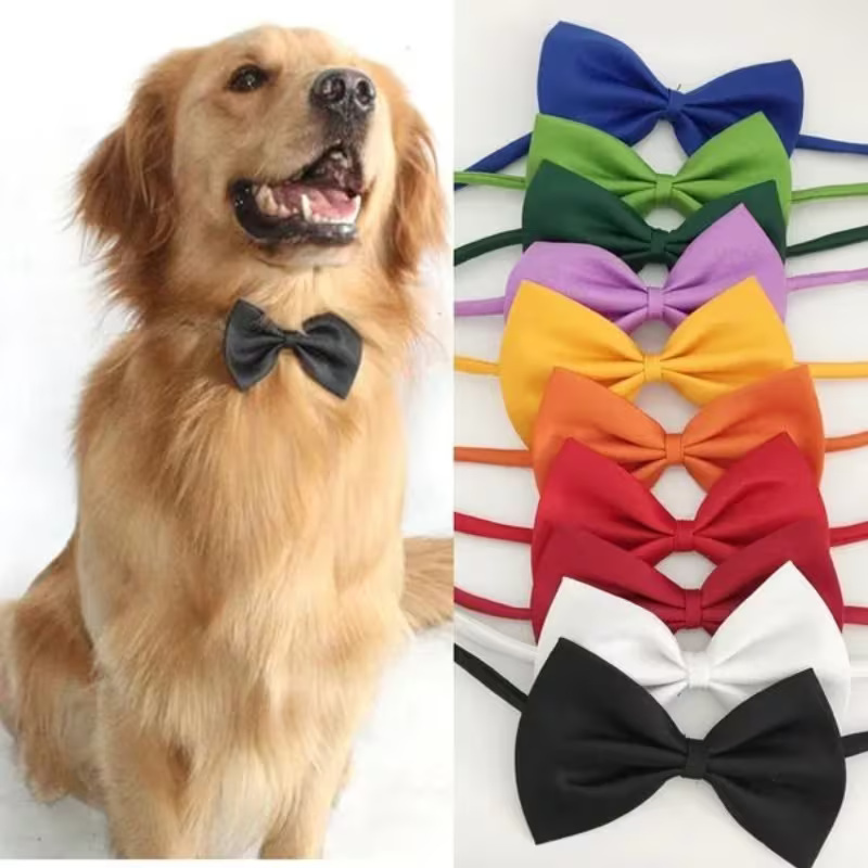 Adjustable Pet Bow Tie Collar For Dogs And Cats