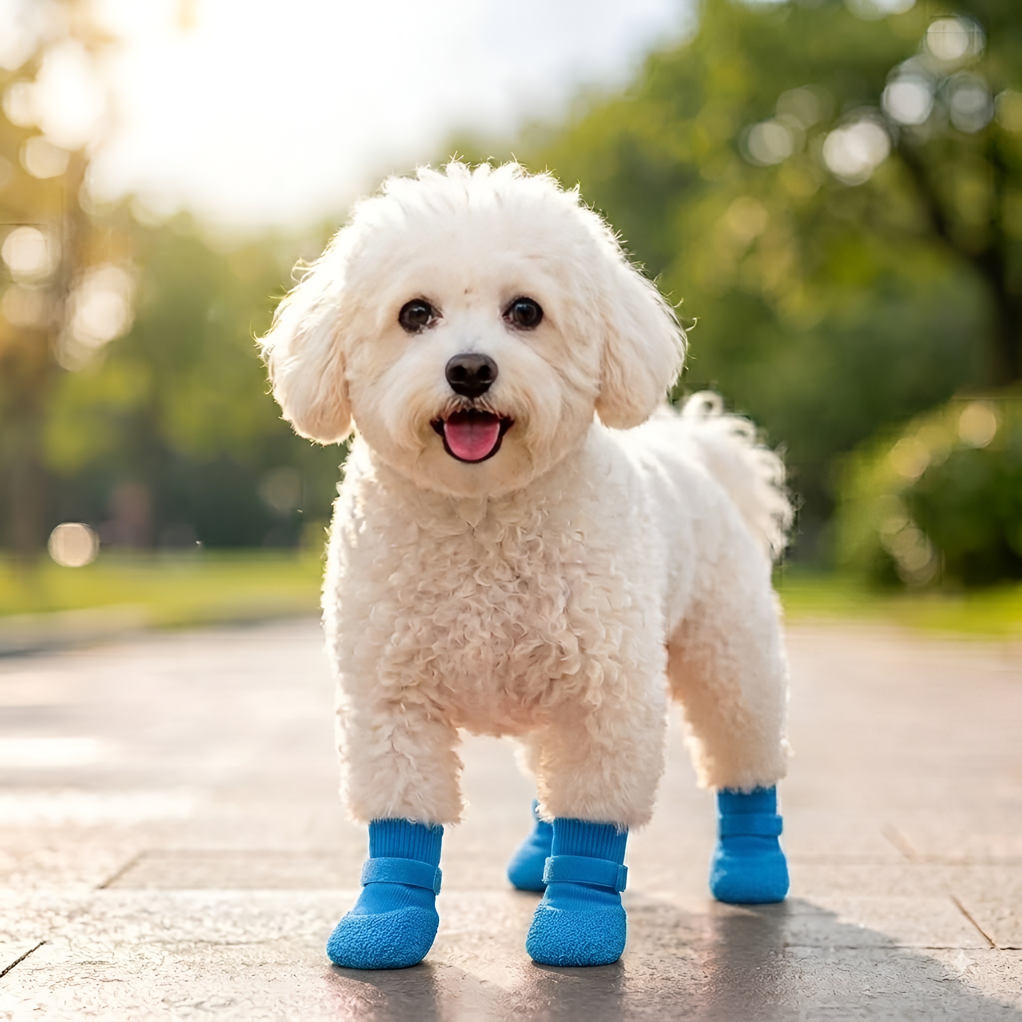 Pack Of 4 Waterproof Dog Rain Boots With Non Slip Sole For Pets