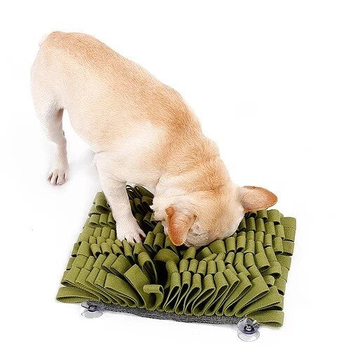 Pet Snuffle Mat For Dogs,-Paw Print Pad