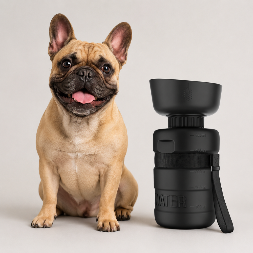 Portable Dog Water Bottle With Bowl And Leak Proof 