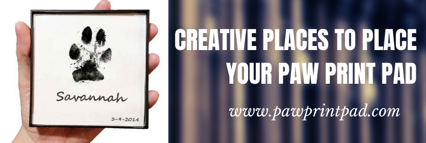 Creative Places To Place Your Paw Print Pad-Paw Print Pad