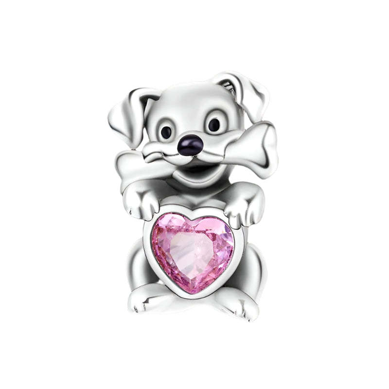 Paw and Animal Shape Charm Beads-Paw Print Pad