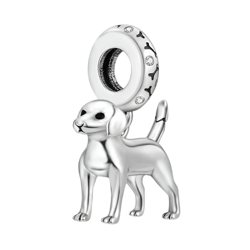 Paw and Animal Shape Charm Beads-Paw Print Pad