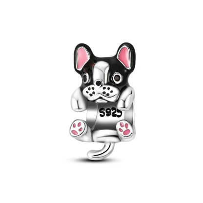 Paw and Animal Shape Charm Beads-Paw Print Pad