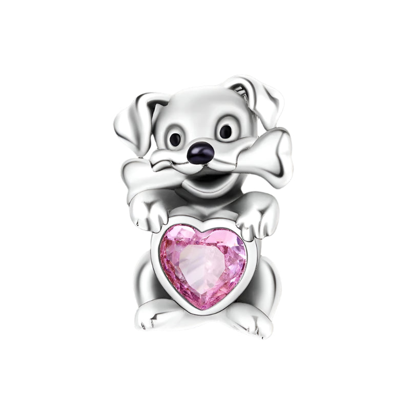 Paw and Animal Shape Charm Beads-Paw Print Pad
