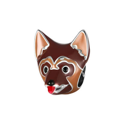 Paw and Animal Shape Charm Beads-Paw Print Pad