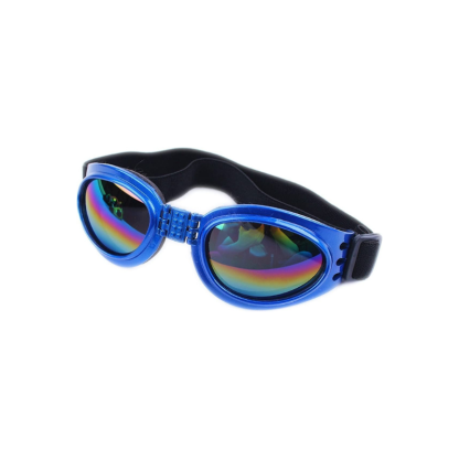 Dog Goggles Eye Wear Protection Waterproof Pet Sunglasses for Dogs About Over 15 lbs (Pink)-Paw Print Pad