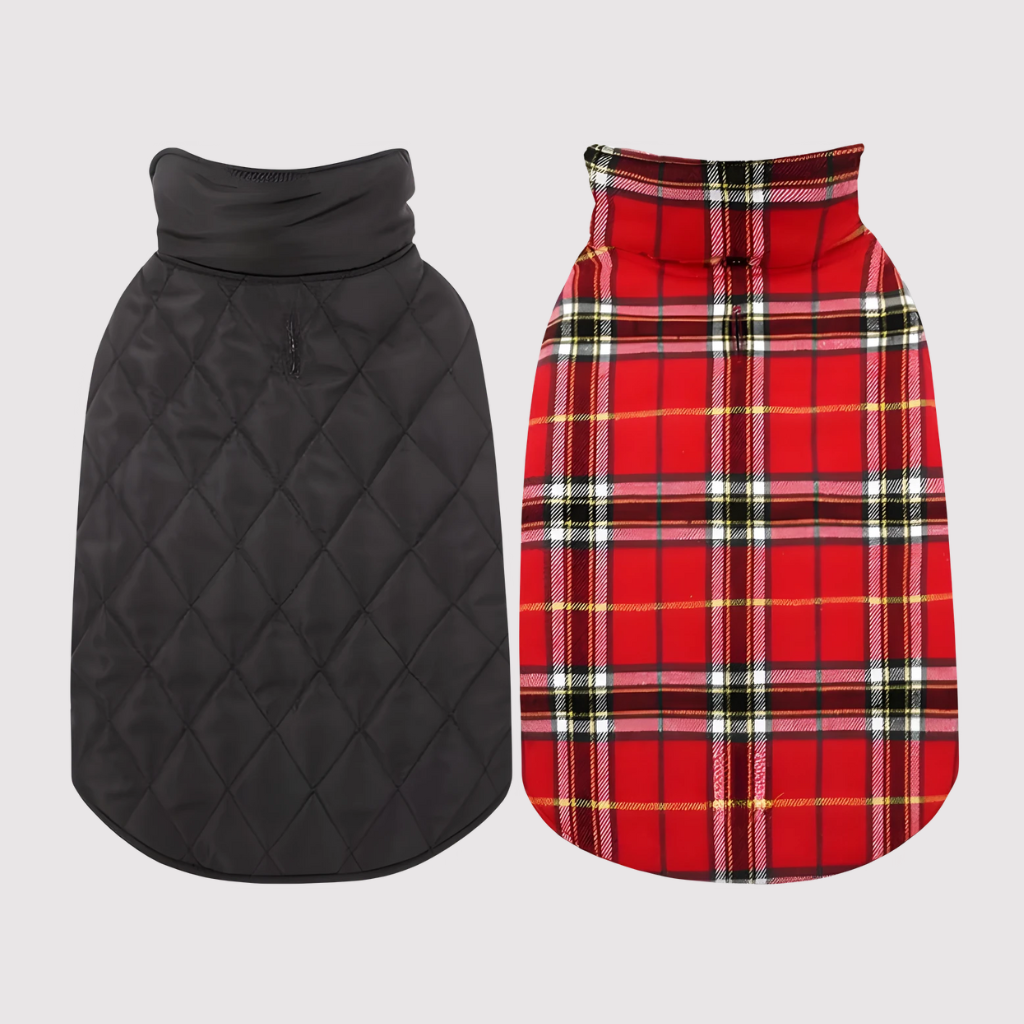 Reversible Dog Jacket for Small Dogs