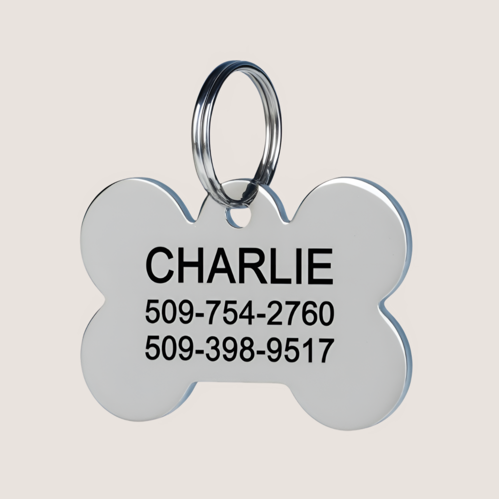 Custom Stainless Steel Pet ID Tags