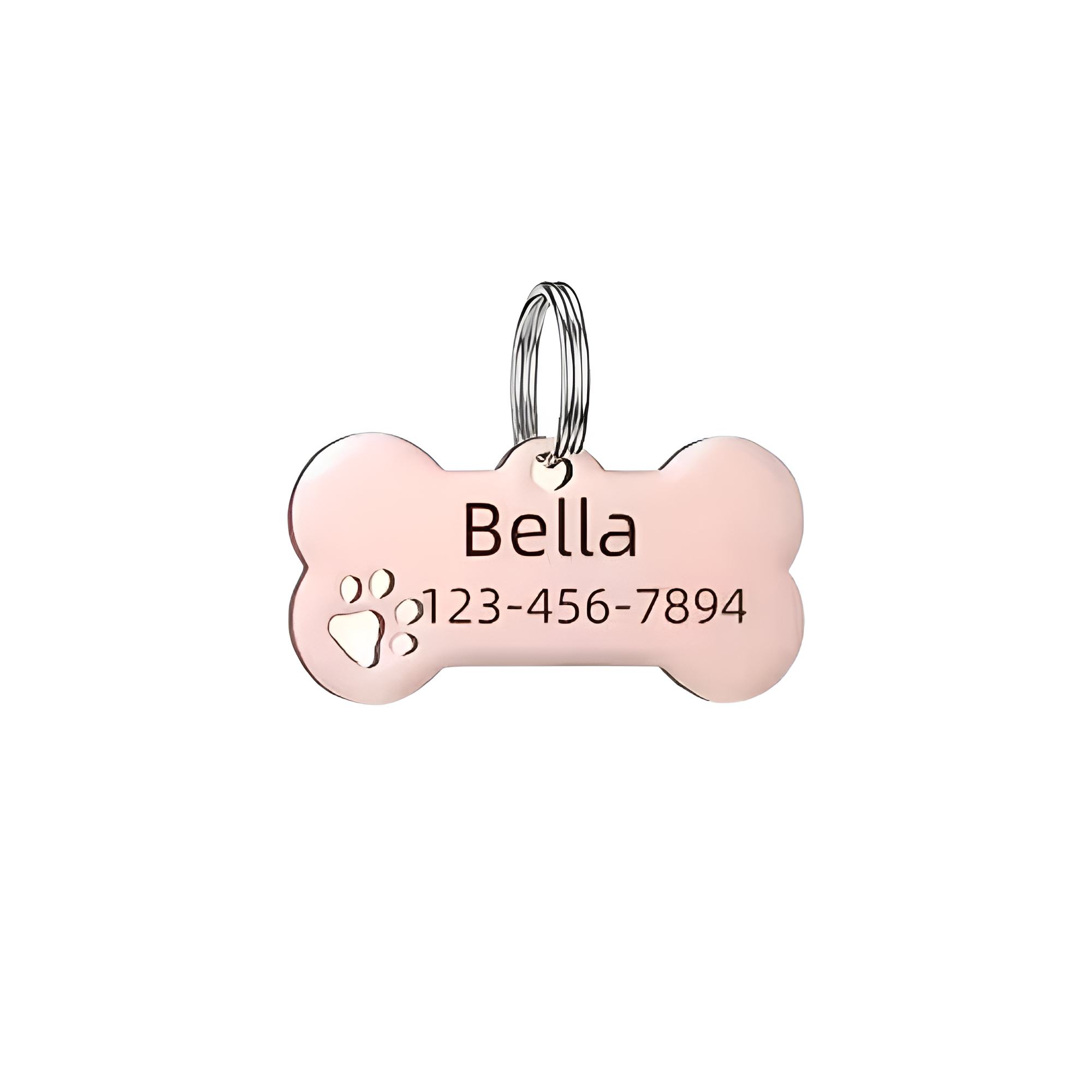 Custom Dog Tag With Engraved Name And Phone Number
