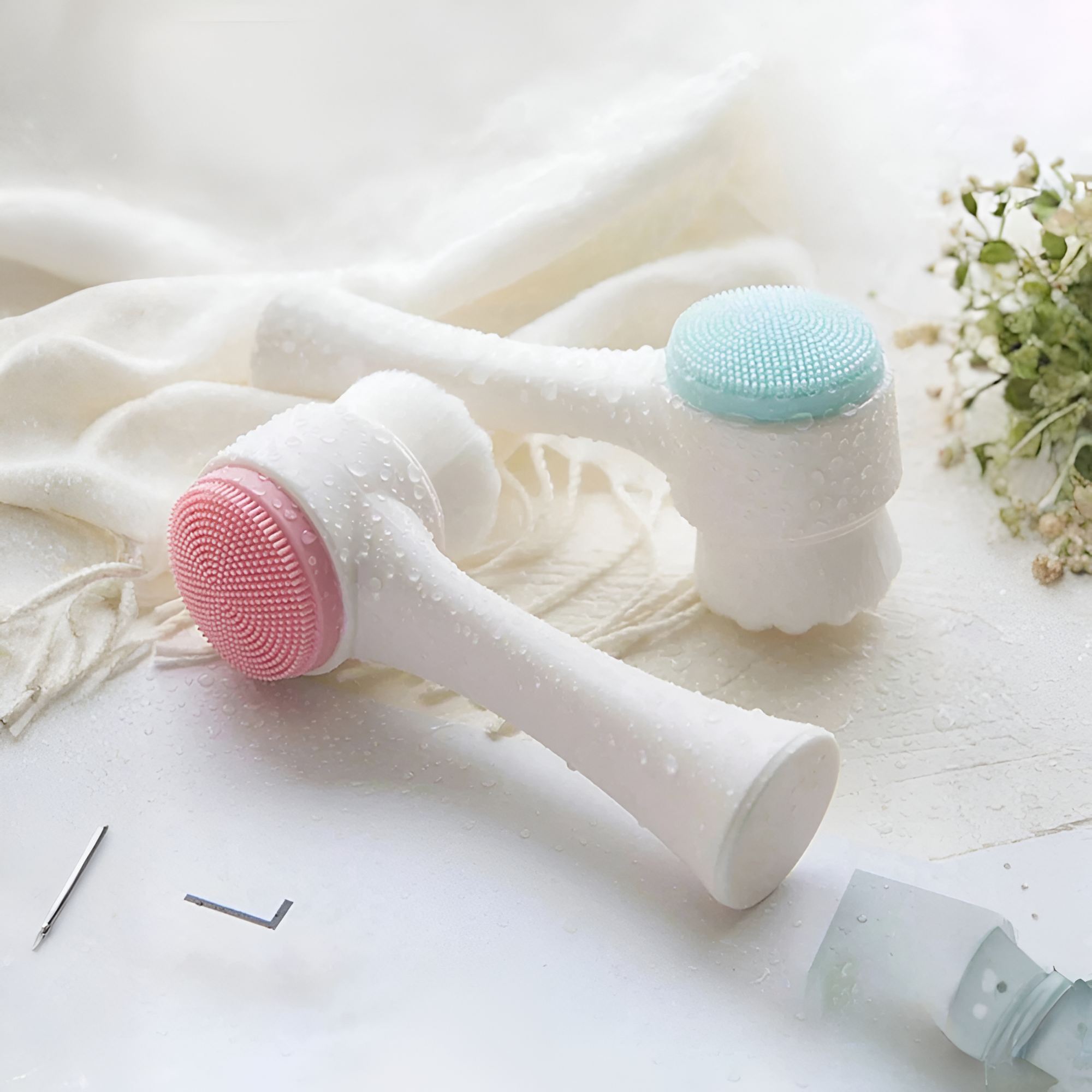 Foot Cleaning Brush With Soft Silicone Paw Cleaner For Pets