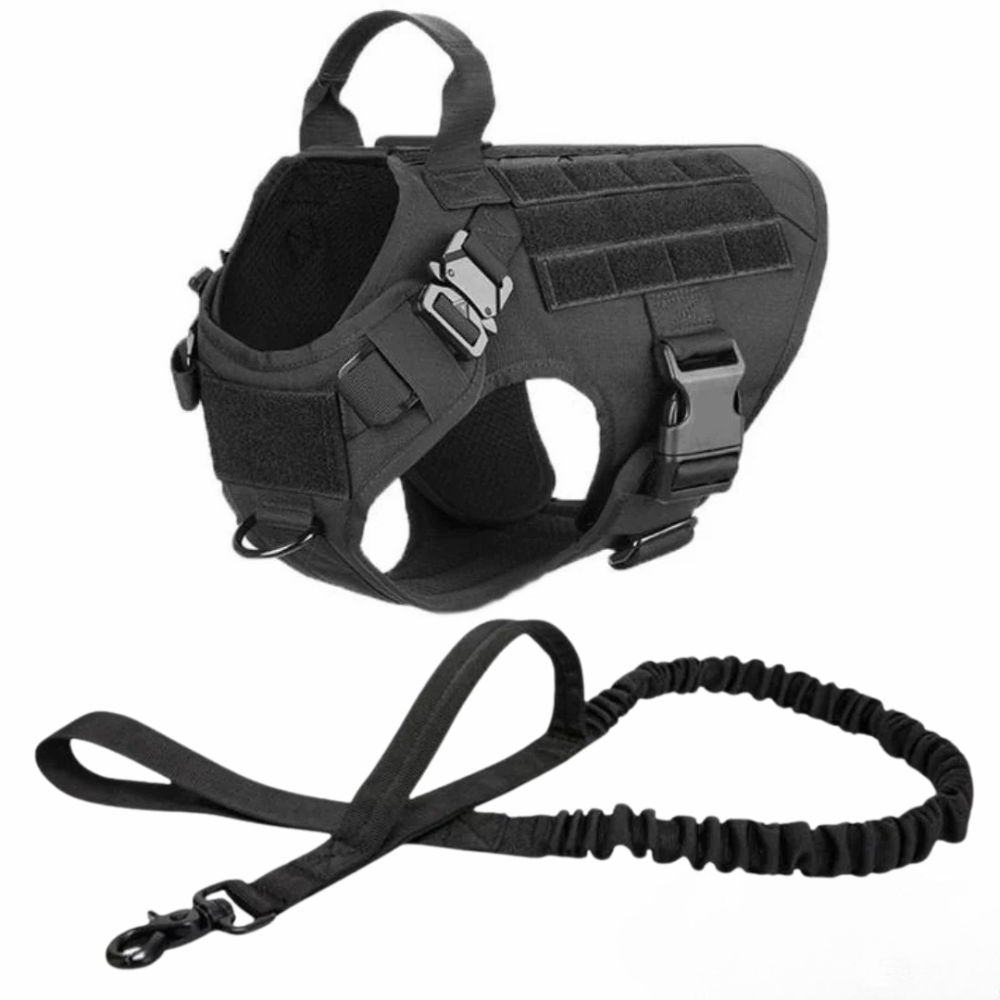 Tactical Training Dog Harness-Paw Print Pad