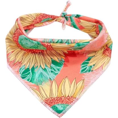 Dog Scarfs For Small Large Dogs Adjustable Dogs Bib Scarfs For Girl Or Boy Dogs-Paw Print Pad