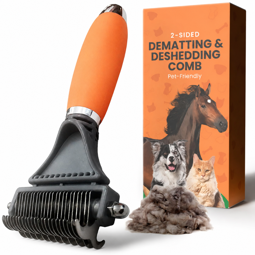 Pet Dematting Comb For Dogs Cats Fnd Thick Long Fur Coats