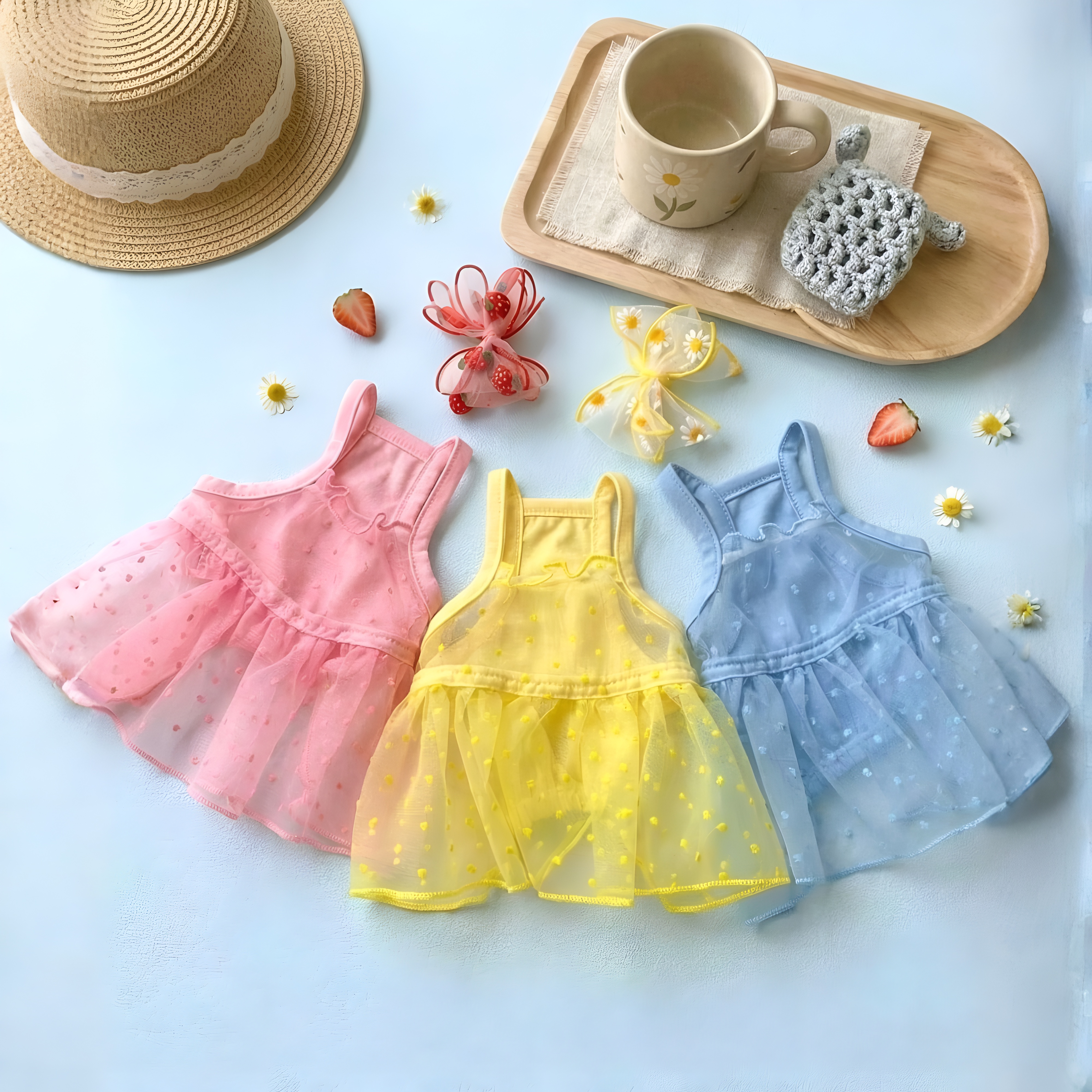 Lightweight Summer Stylish Mesh Pet Dress 