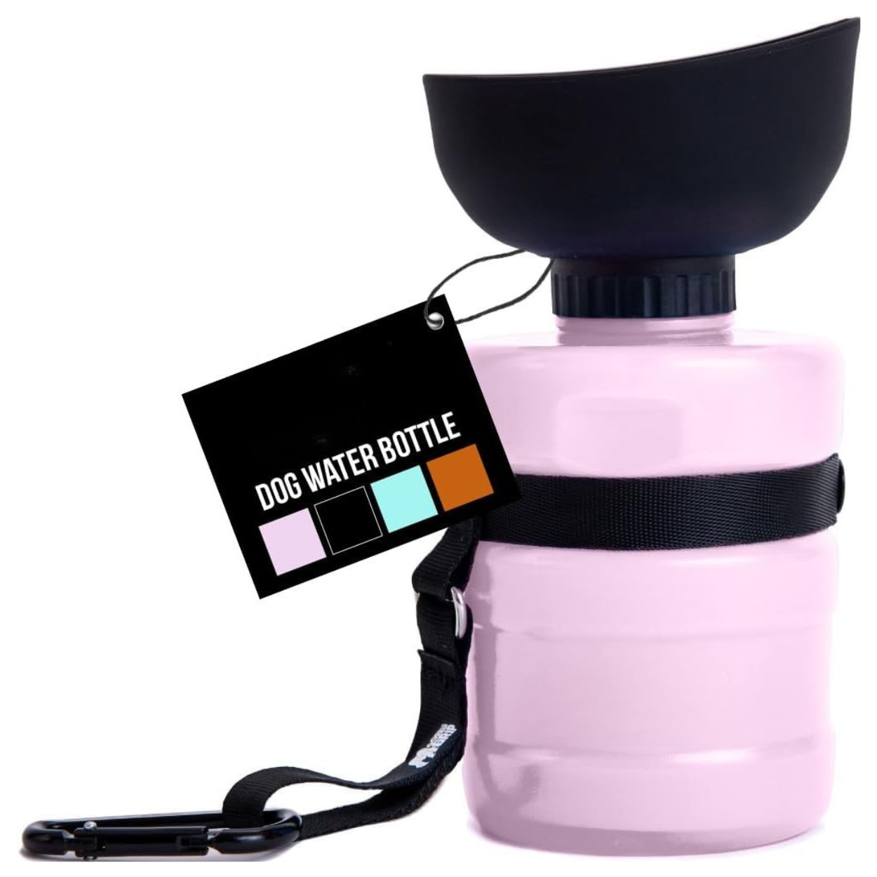 Portable Dog Water Bottle With Built In Bowl For Dogs