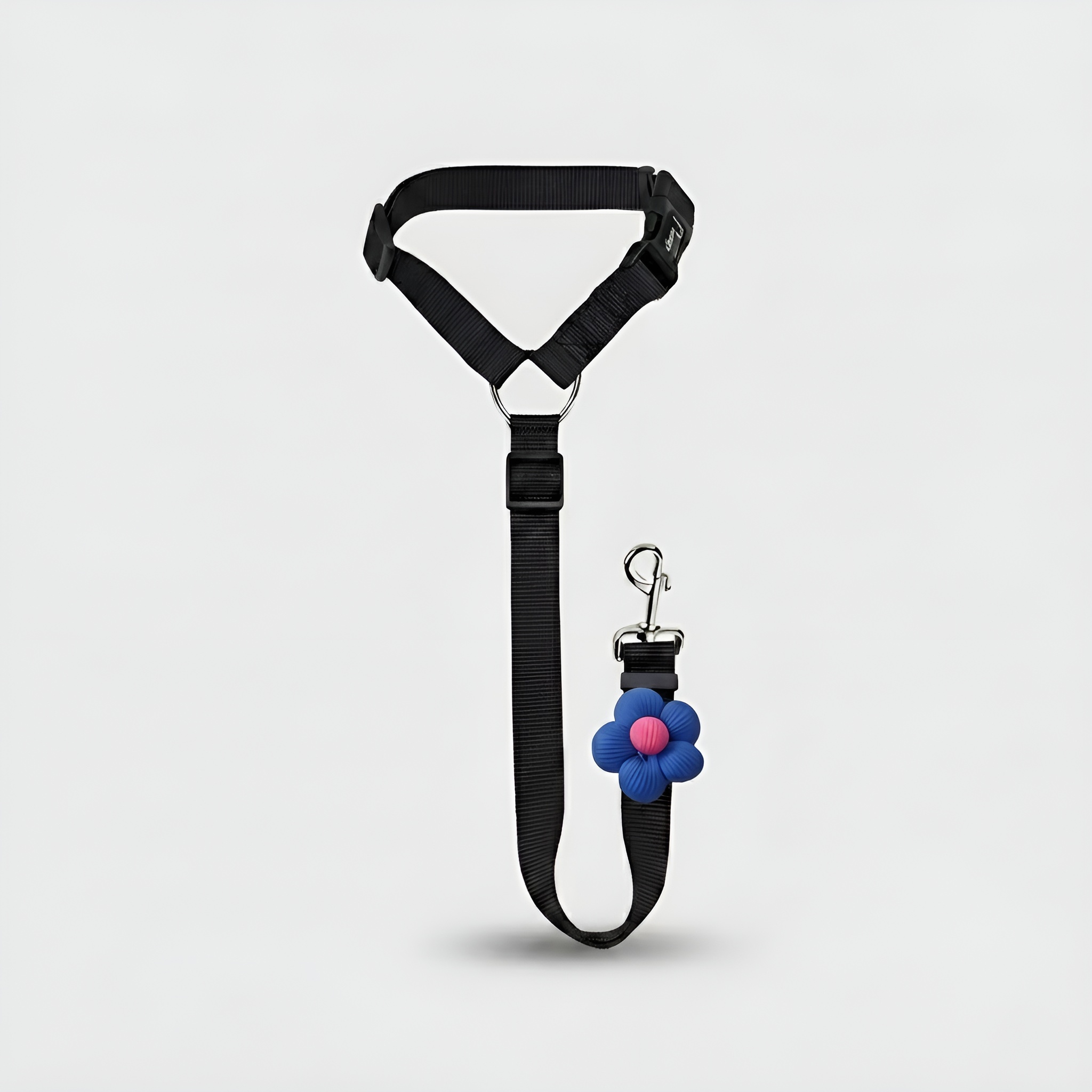 Dog Car Seat Belt With Adjustable Strap And Pet Safety Leash Buckle