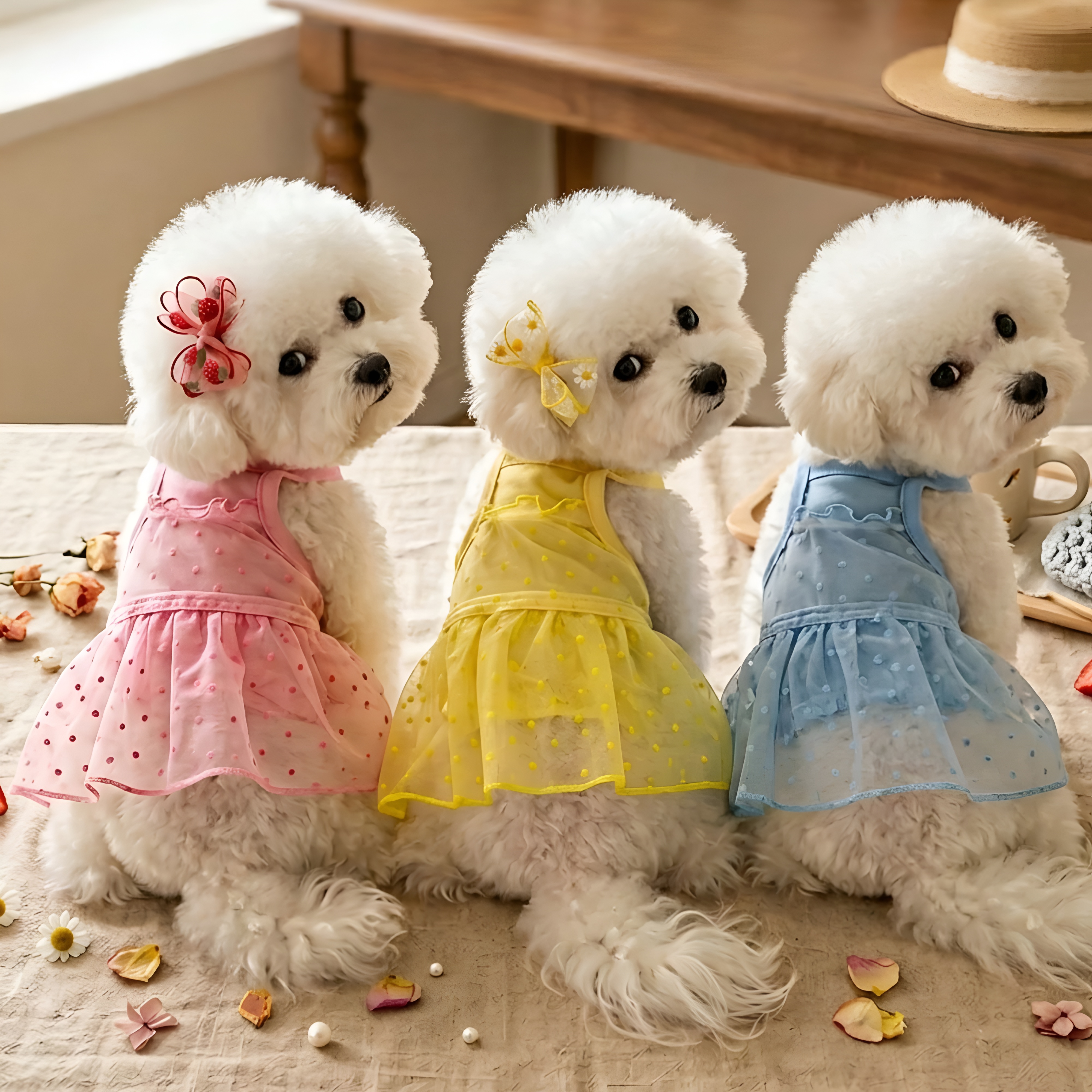 Lightweight Summer Stylish Mesh Pet Dress 