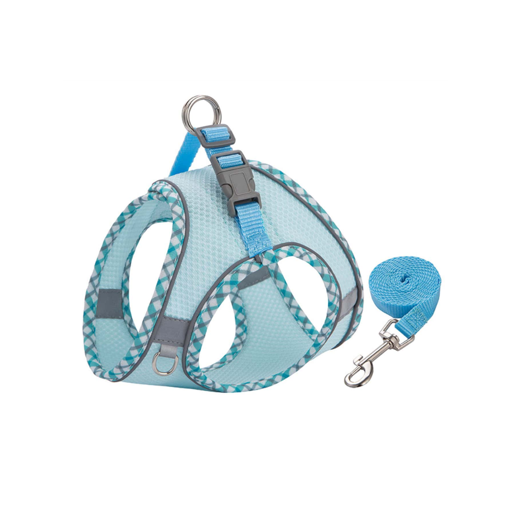 Multi Color Mesh Breathable Reflective Pet Harness For Dogs And Cats Outdoor Walking