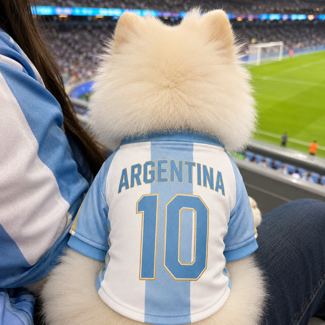 World Cup 2026 Argentina Soccer Pet Jersey