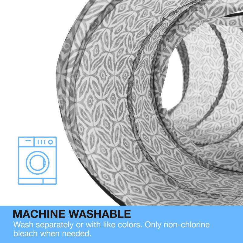 3 Way Collapsible Cat Tunnel Toy With Peek Hole And Ball-Paw Print Pad