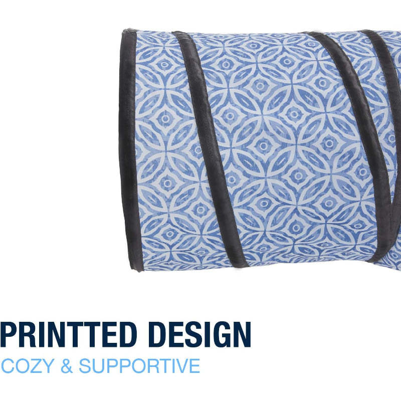 3 Way Collapsible Cat Tunnel Toy With Peek Hole And Ball-Paw Print Pad