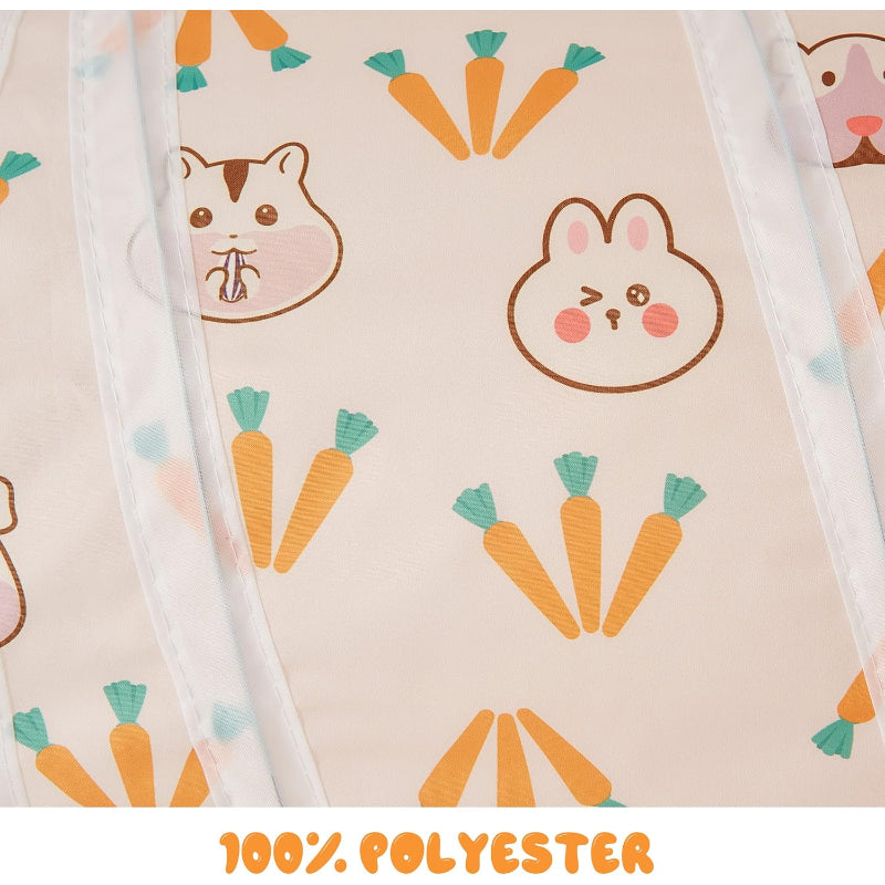 3 Way Collapsible Cat Tunnel Toy With Peek Hole And Ball-Paw Print Pad