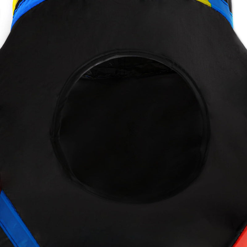 3 Way Collapsible Cat Tunnel Toy With Peek Hole And Ball-Paw Print Pad