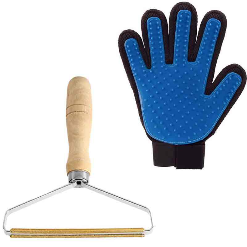 Pet Hair And Lint Remover-Paw Print Pad