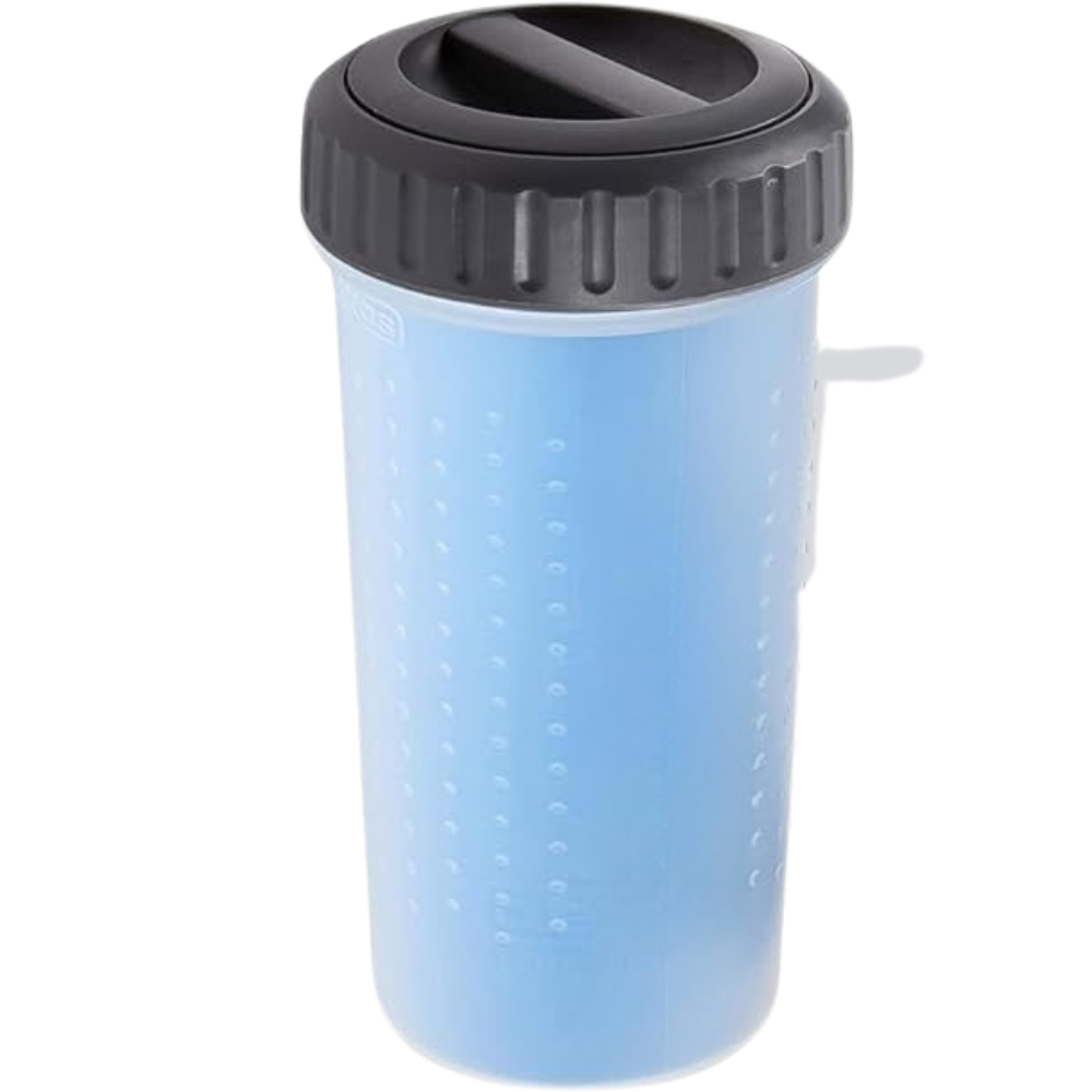 Portable Dog Paw Cleaner With Lid-Paw Print Pad