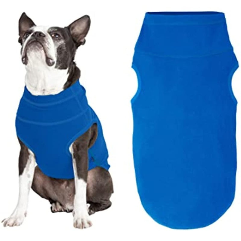 Microfiber Stretch Fleece Vest Dog Sweater-Paw Print Pad