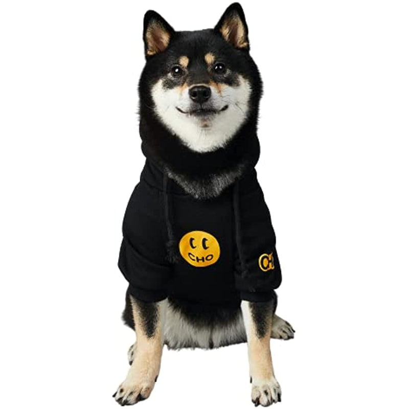 Dog Hoodie Pet Clothing, Cats Hoodies, Stylish Streetwear Black Dog Sweatshirt Tracksuits, Dog Outfit For Dog Cat Puppy-Paw Print Pad