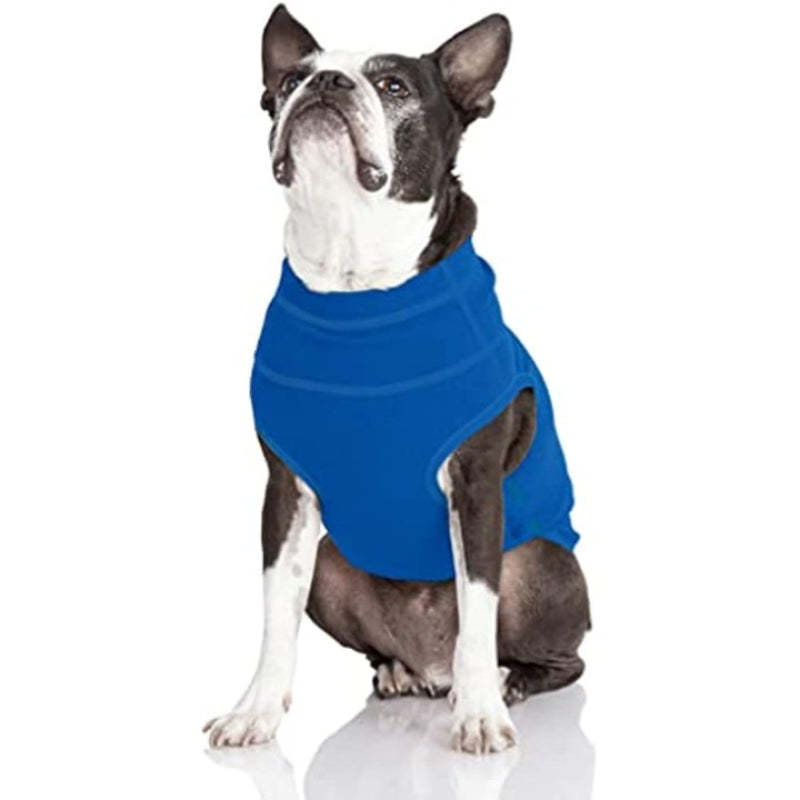 Microfiber Stretch Fleece Vest Dog Sweater-Paw Print Pad