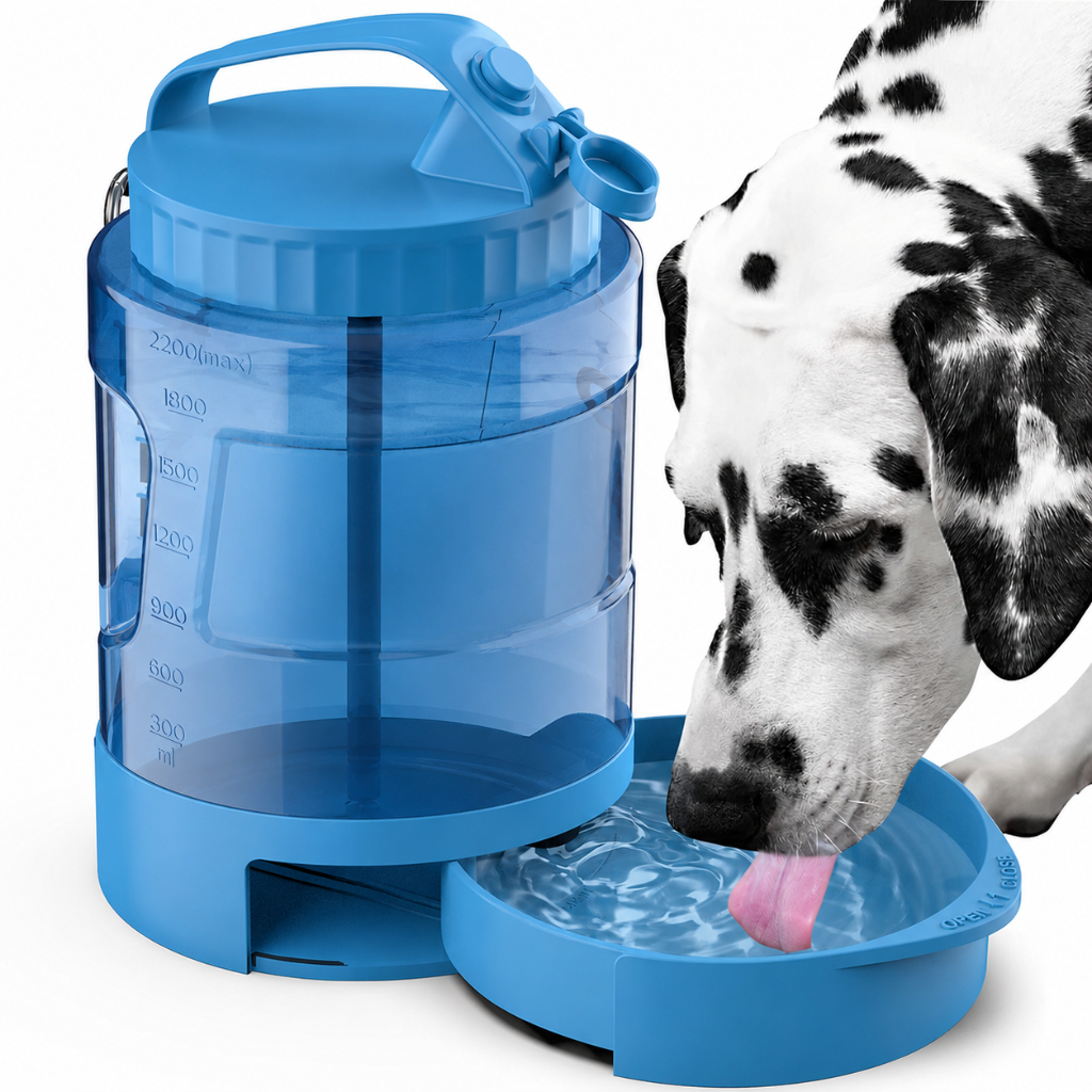 Portable Dog Water Bottle With Bowl