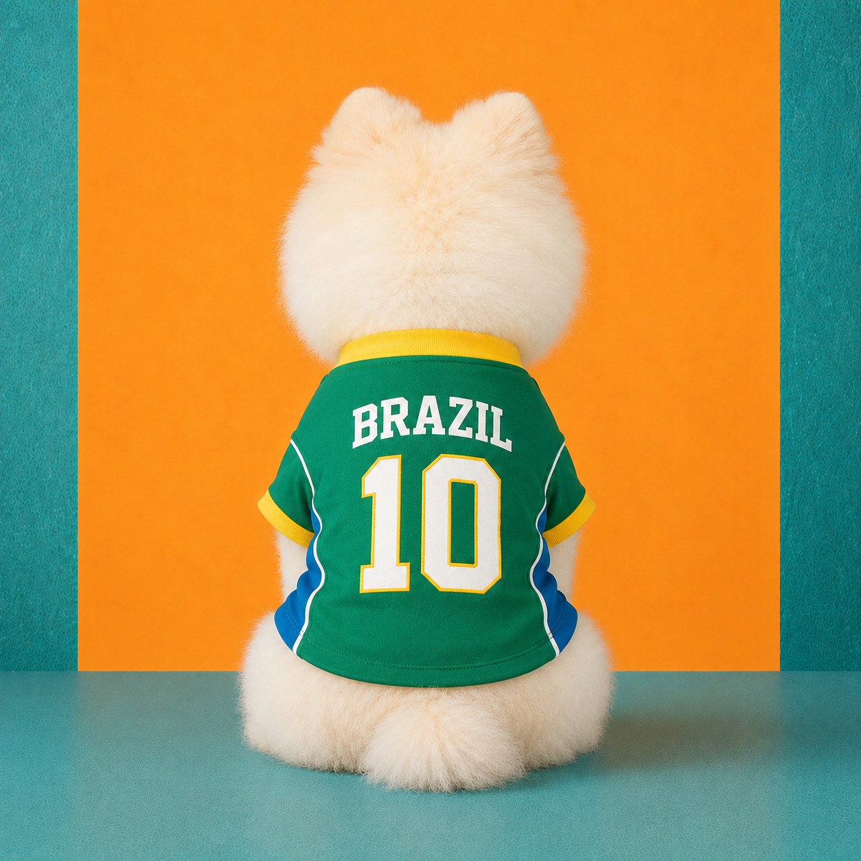 World Cup 2026 Brazil Soccer Pet Jersey