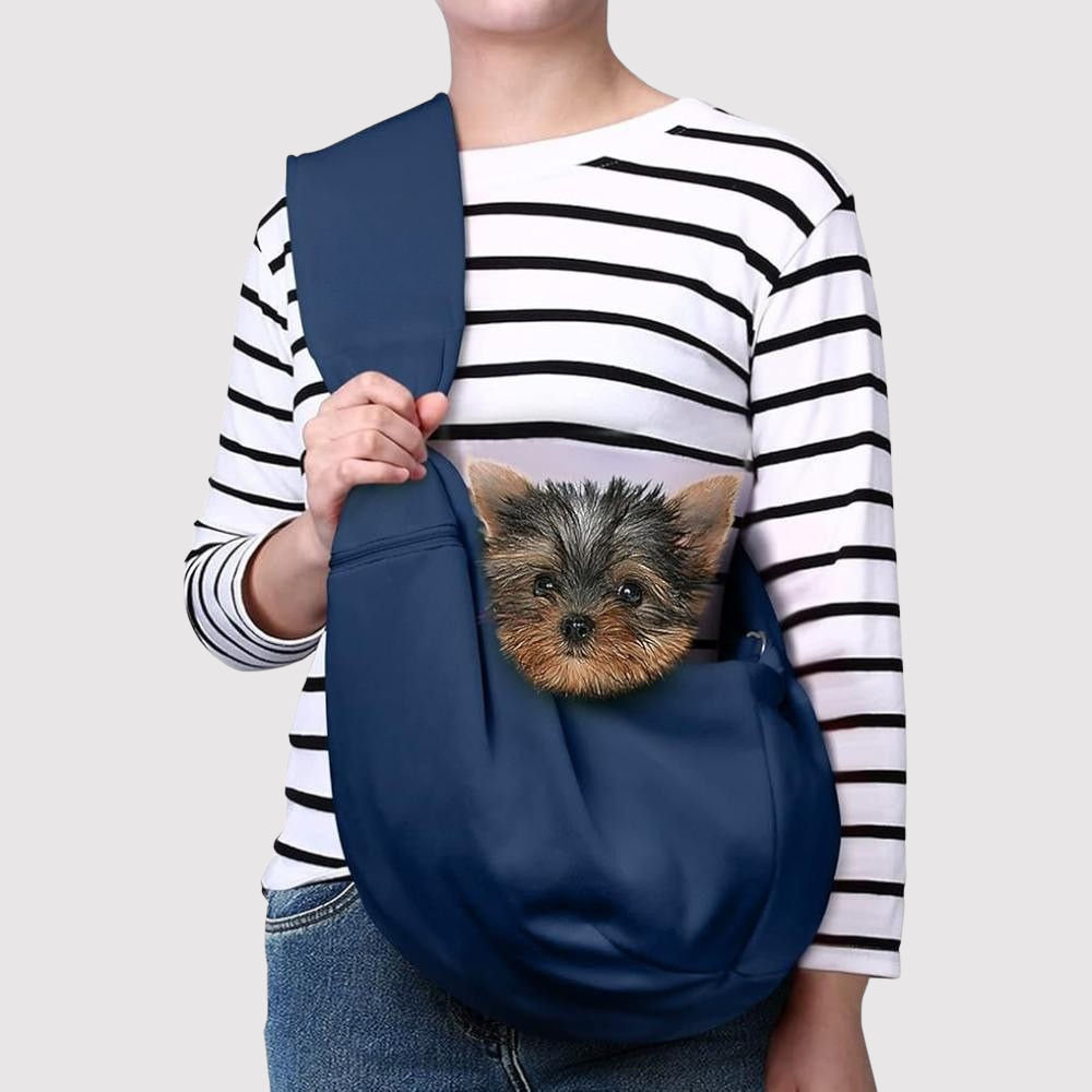 Small Dog Sling Carrier With Classic Strap