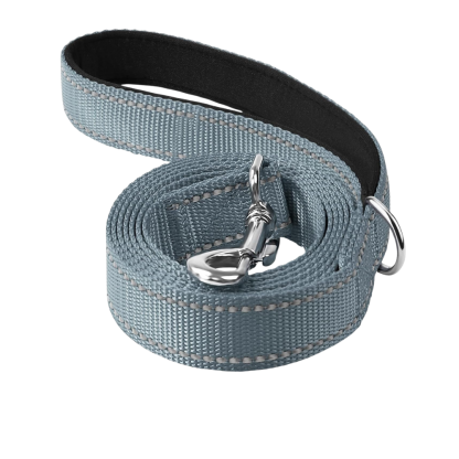 Narrow Double Sided Reflective Dog Leash