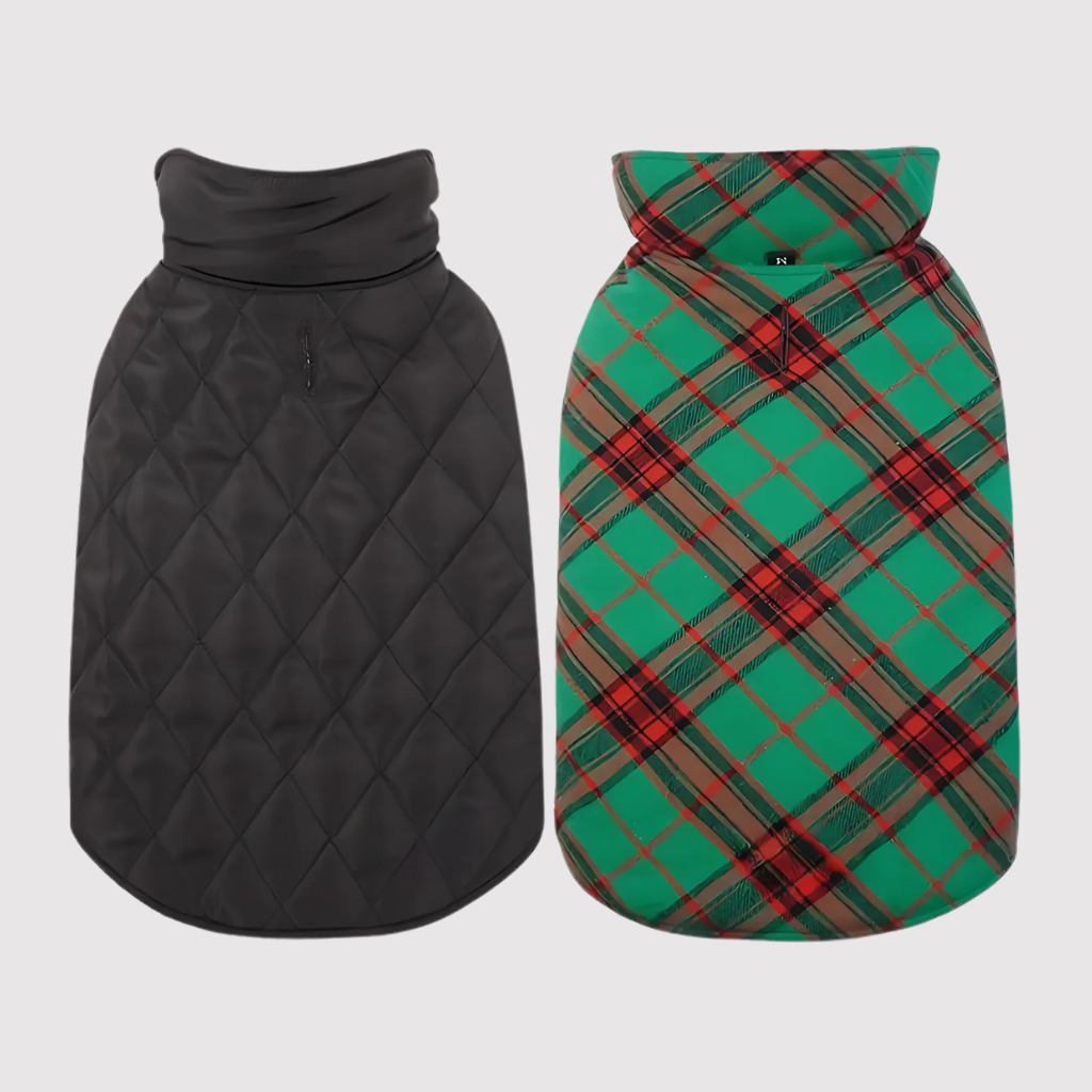 Reversible Dog Jacket for Small Dogs