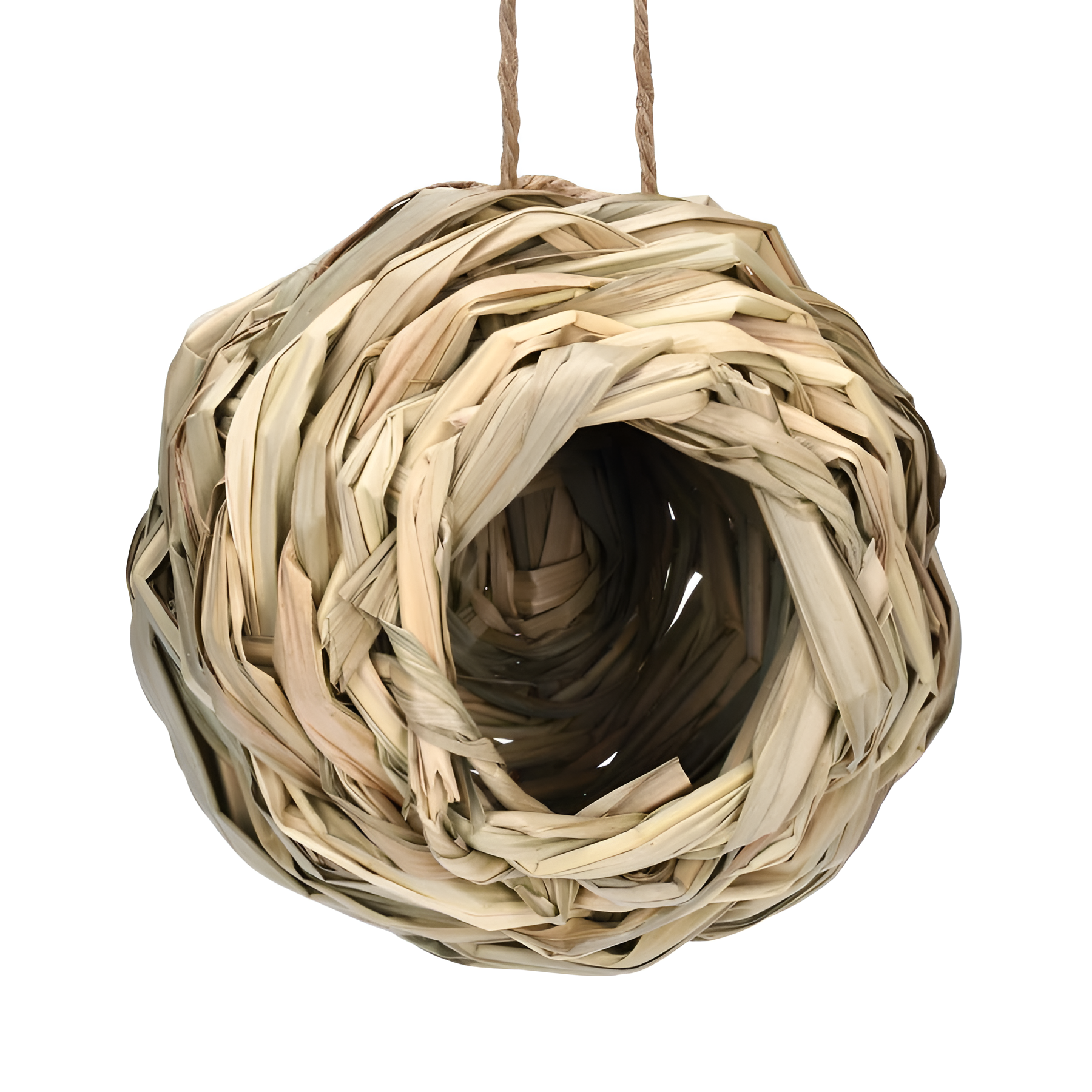 Handwoven Hanging Bird Nest House For Garden Outdoor Shelter