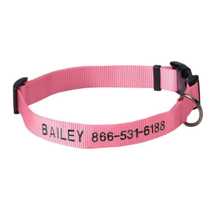 Personalized Side Release Buckle Collar-Paw Print Pad