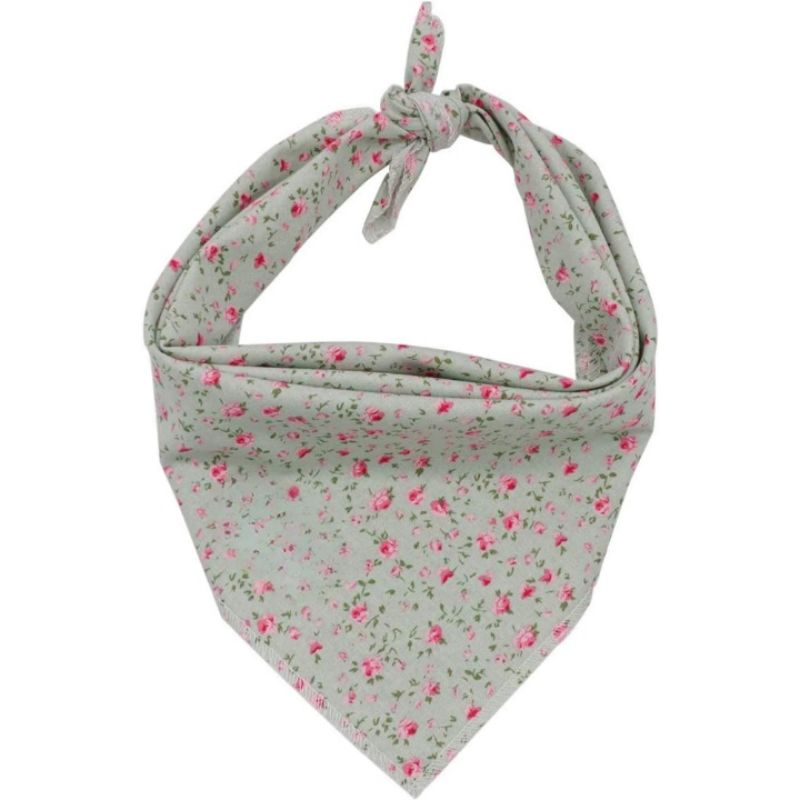 1PC Washable Cotton Triangle Dog Scarfs And Cats-Paw Print Pad