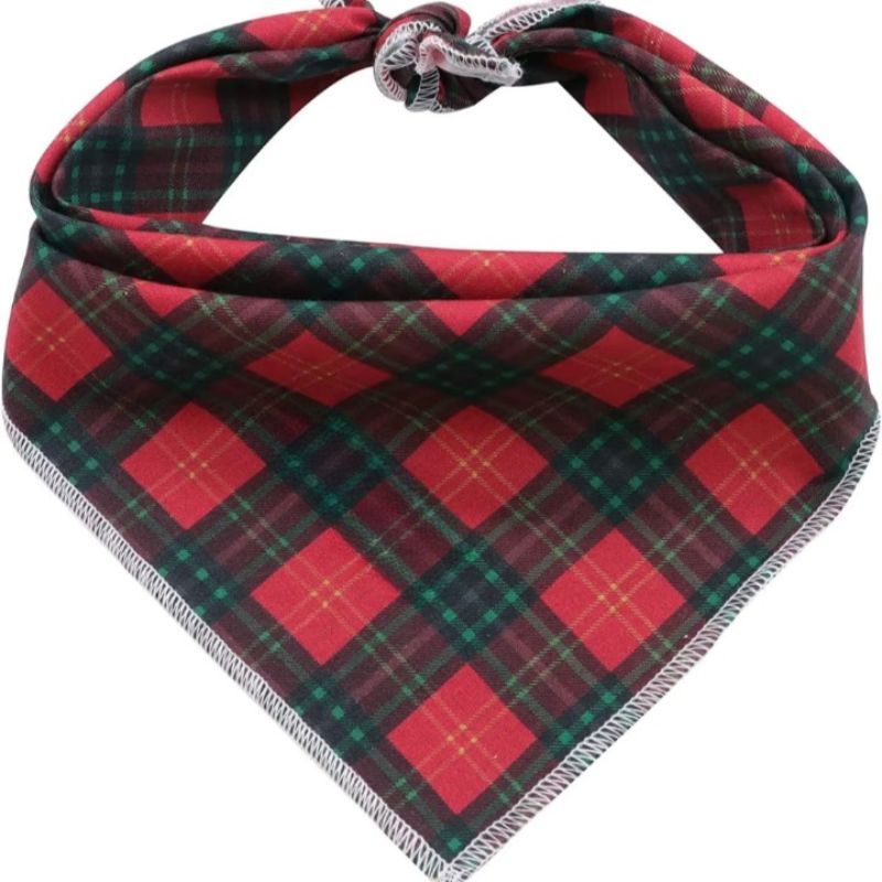 Cat Dog Kerchief Dog Triangle Bibs Scarf For Girl Or Boy-Paw Print Pad