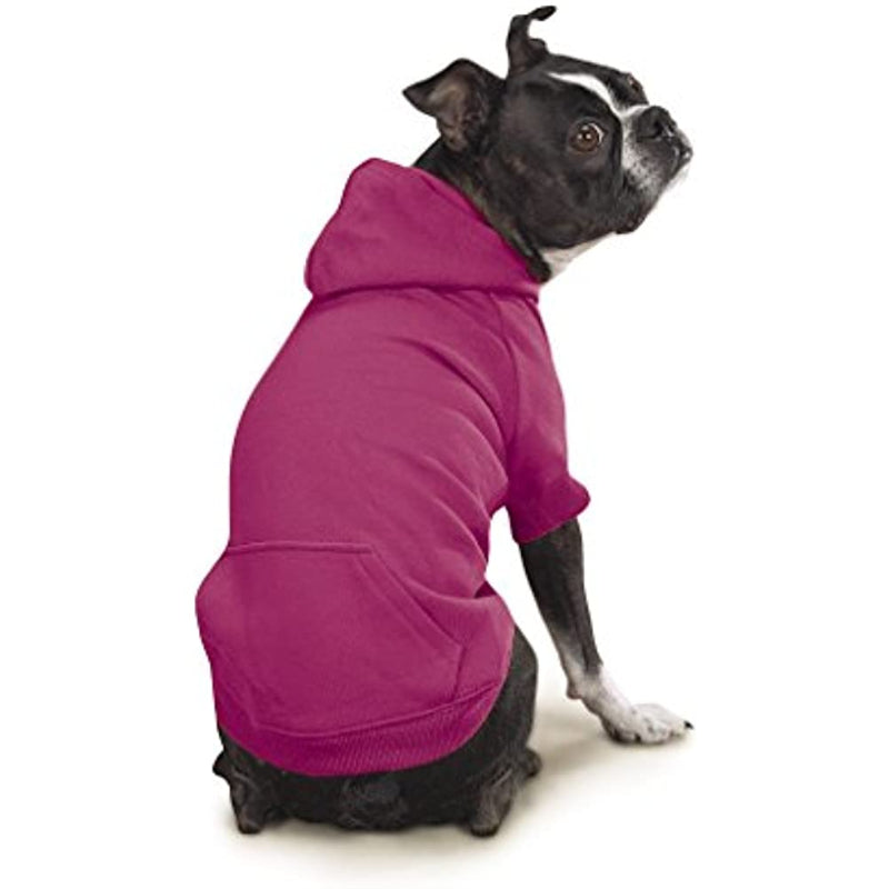 Raspberry Sorbet Basic Hoodie For Dogs-Paw Print Pad