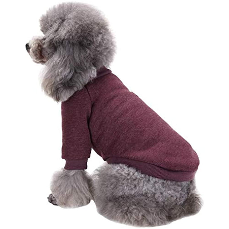 Pet Dog Clothes Dog Sweater Soft Thickening Warm Pup Dogs Shirt Winter Puppy Sweater For Dogs-Paw Print Pad