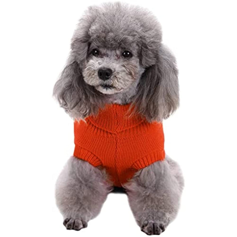 Dog's Warm Sweatshirt Winter Clothes-Paw Print Pad