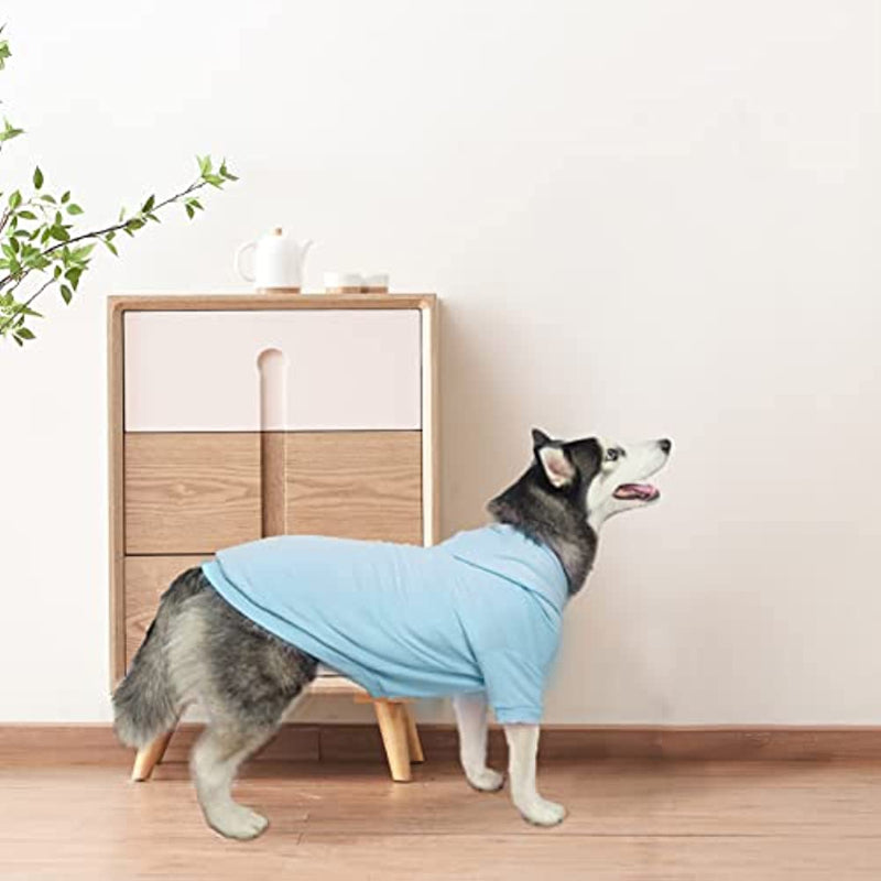 Dog Hoodies Fleece Lined Hooded Pullover For Dog Cat In Cold Weather-Paw Print Pad
