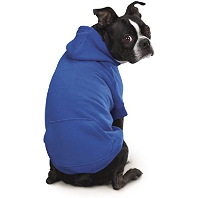 Blue Basic Hoodie For Dog-Paw Print Pad
