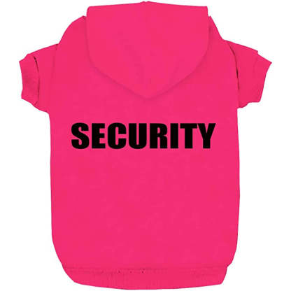 Security Dog Hoodies Dog Clothes Apparel Winter Sweatshirt Warm Sweater Cotton Jacket Coat Hoodie For Small Dog Medium Large Dog Cat-Paw Print Pad