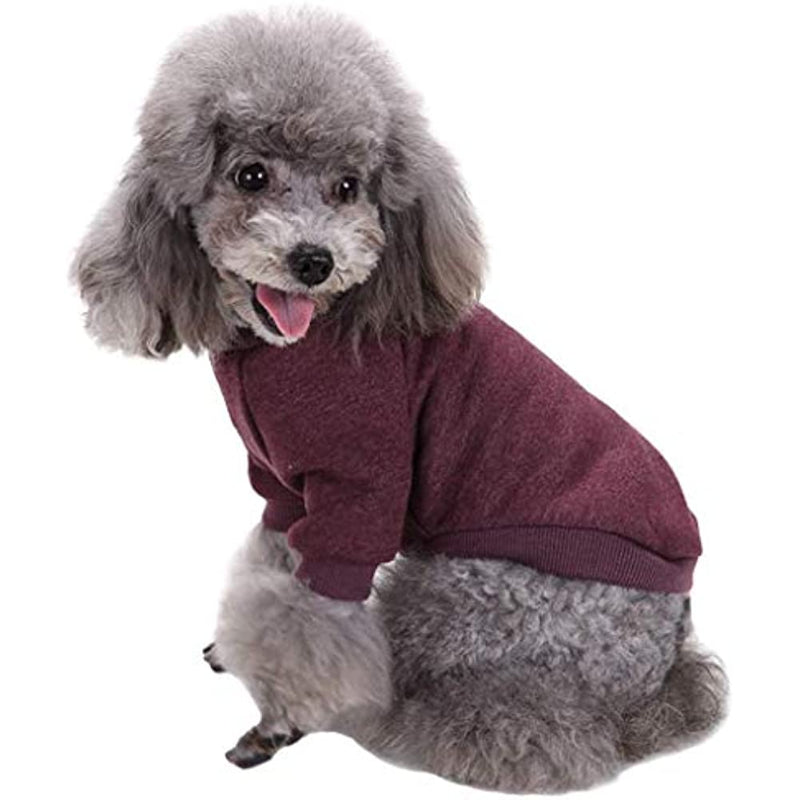 Warm Winter Puppy Pet Coat Soft Sweater Clothing-Paw Print Pad